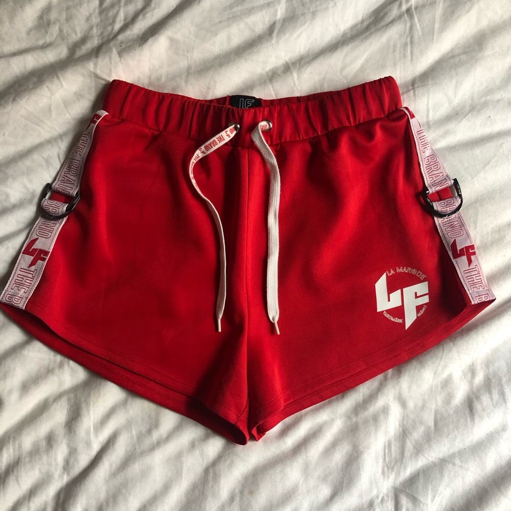 LF red shorts